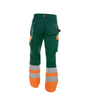 OMAHA High-Vis Werkbroek Groen/Oranje