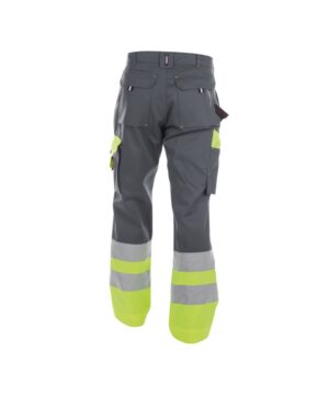 OMAHA High-Vis Werkbroek Grijs/Geel