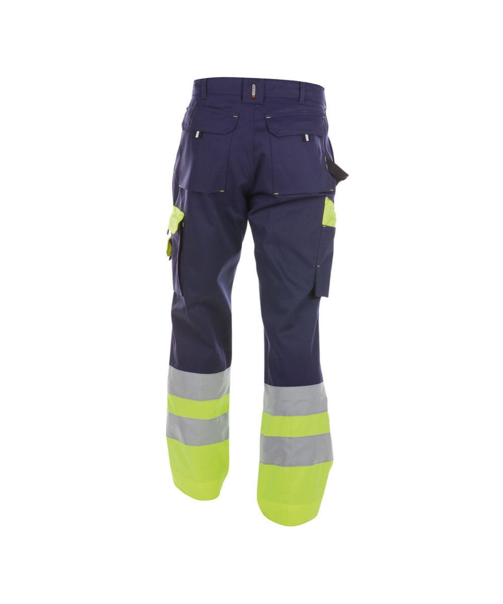 OMAHA High-Vis Werkbroek Marine/Geel