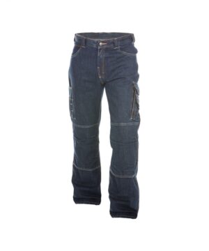 KNOXVILLE Stretch Jeanswerkbroek met Kniezakken Denim