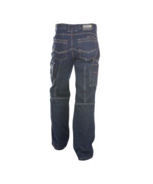 KNOXVILLE Stretch Jeanswerkbroek met Kniezakken Denim