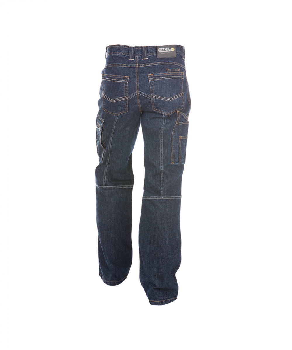 KNOXVILLE Stretch Jeanswerkbroek met Kniezakkken PLUS Denim