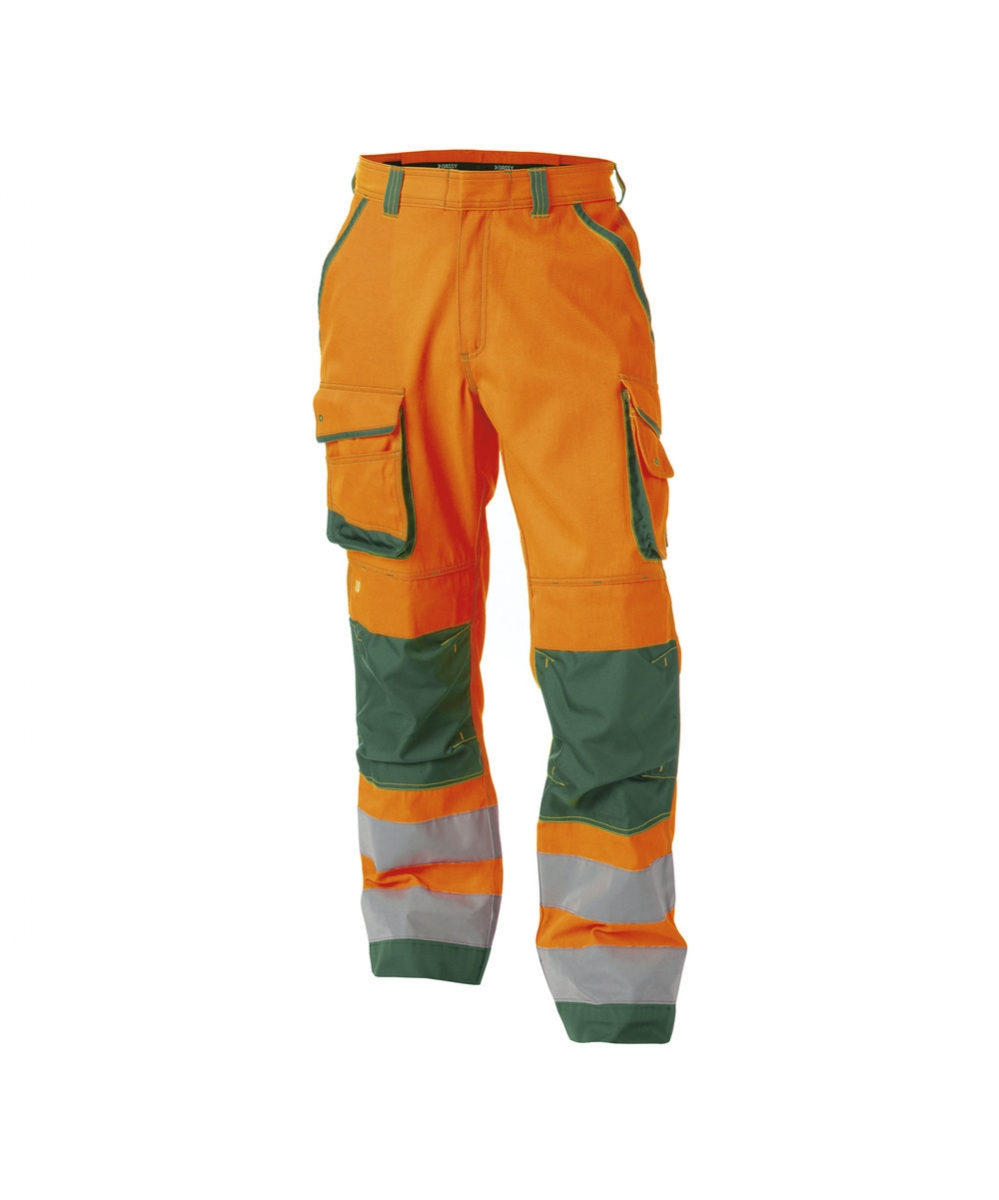 CHICAGO High-Vis Werkbroek Oranje/Groen