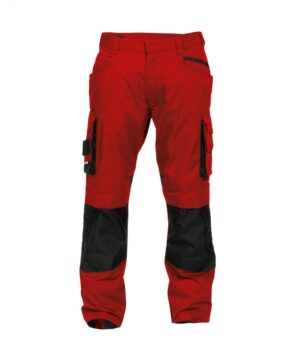 NOVA Werkbroek met Kniezakken Rood/Zwart