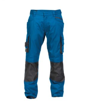 NOVA Werkbroek met Kniezakken Azuurblauw/Grijs