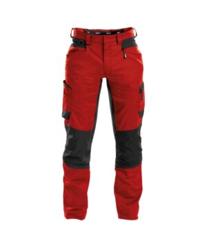 HELIX Stretch Werkbroek PLUS Rood/Zwart