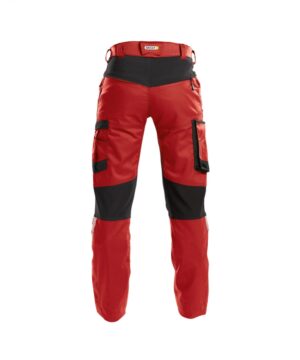 HELIX Stretch Werkbroek PLUS Rood/Zwart