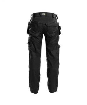 FLUX Stretch Werkbroek + Holsterzakken Zwart