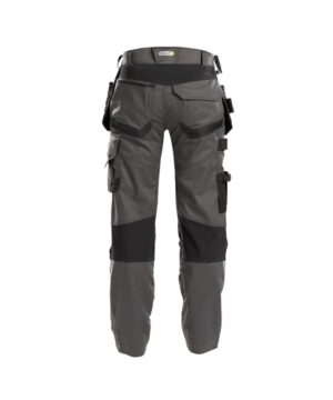 FLUX Stretch Werkbroek + Holsterzakken PLUS Grijs/Zwart