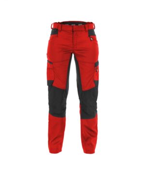 HELIX Dames Stretch Werkbroek Rood/Zwart