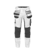 FLUX Stretch Werkbroek + Holsterzakken Wit/Grijs