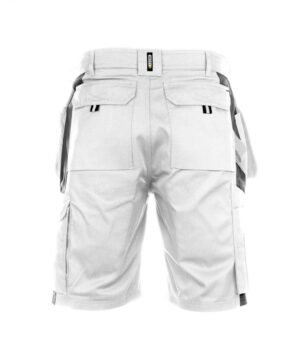 MONZA Werkshort met Holsterzakken Wit/Grijs