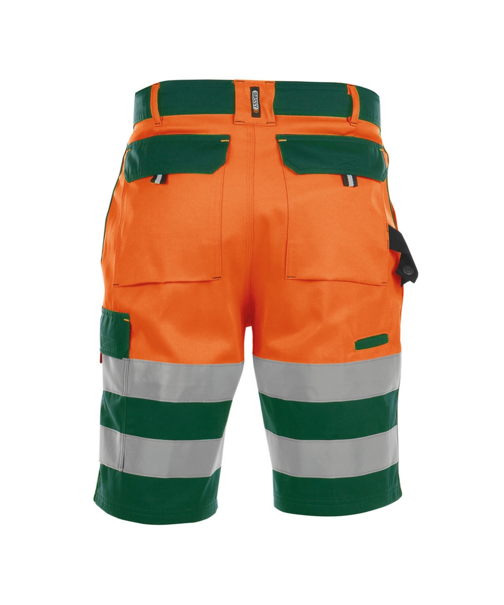 VENNA High-Vis Werkshort Groen/Oranje