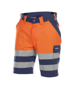 VENNA High-Vis Werkshort Marine/Oranje