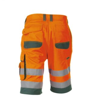 LUCCA High-Vis Werkshort Oranje/Groen