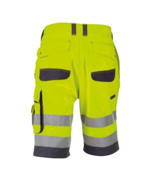 LUCCA High-Vis Werkshort Geel/Grijs