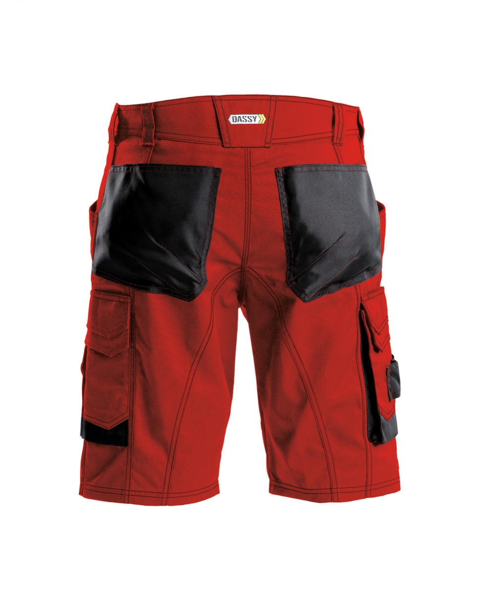 COSMIC Werkshort Rood/Zwart