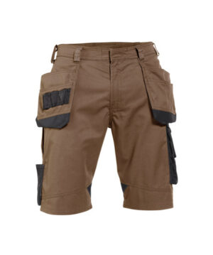 BIONIC Werkshort met Holsterzakken Leembruin/Grijs