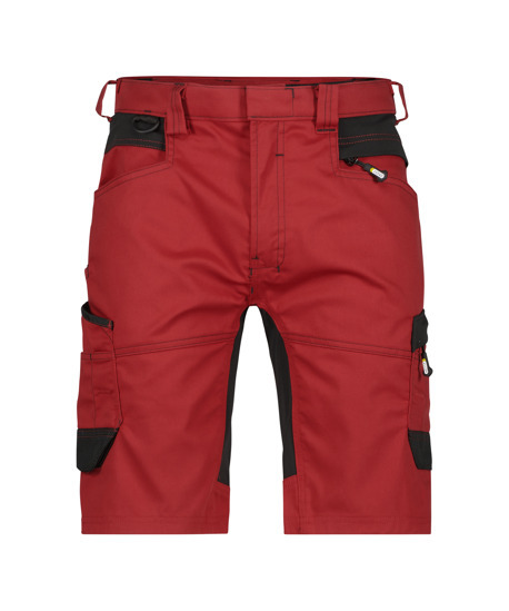 AXIS Stretch Werkshort Rood/Zwart