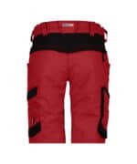 Axis Dames Stretch Werkshort Rood/Zwart