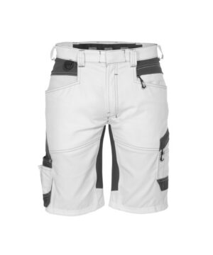 AXIS Stretch Werkshort Wit/Grijs