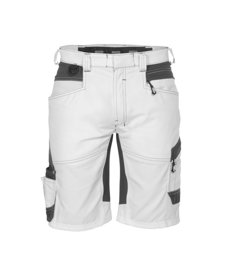 AXIS Stretch Werkshort Wit/Grijs