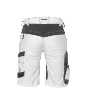 AXIS Stretch Werkshort Wit/Grijs