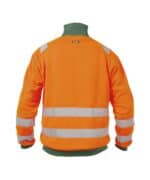 DENVER Hivis Sweater Fluo-oranje/Flessengroen