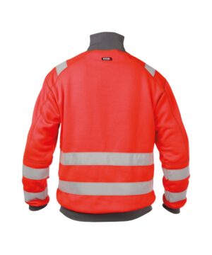 DENVER Hivis Sweater Fluorood/Grijs