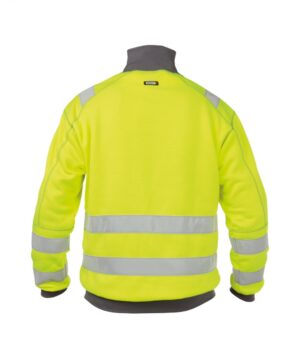 DENVER Hivis Sweater Fluogeel/Cementgrijs