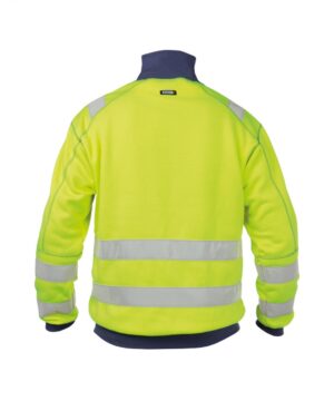 DENVER Hivis Sweater Fluogeel/Marineblauw