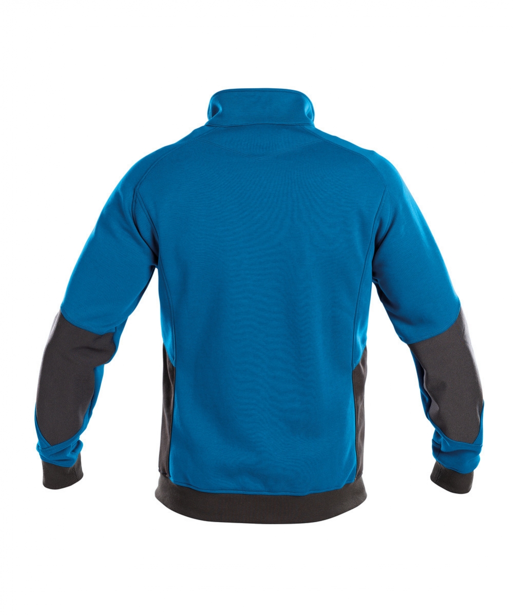 VELOX Sweater Azuurblauw/Antracietgrijs