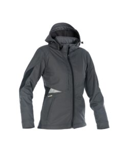 GRAVITY Softshell Woman Antracietgrijs/Zwart