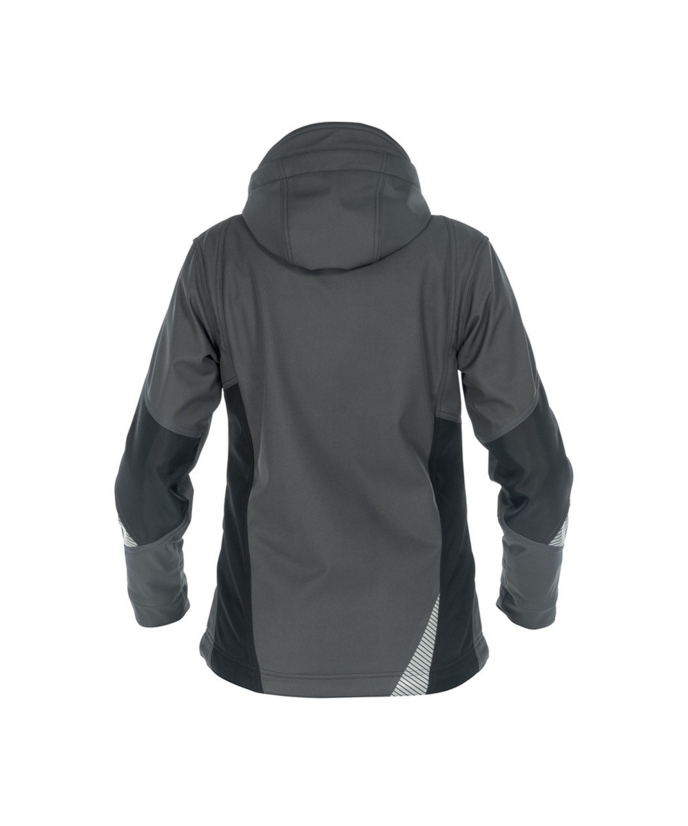 GRAVITY Softshell Woman Antracietgrijs/Zwart