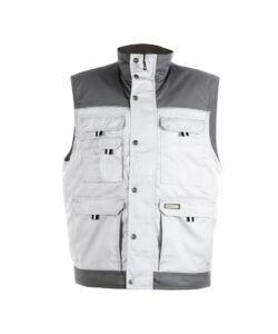 HULST Bodywarmer Wit/Cementgrijs