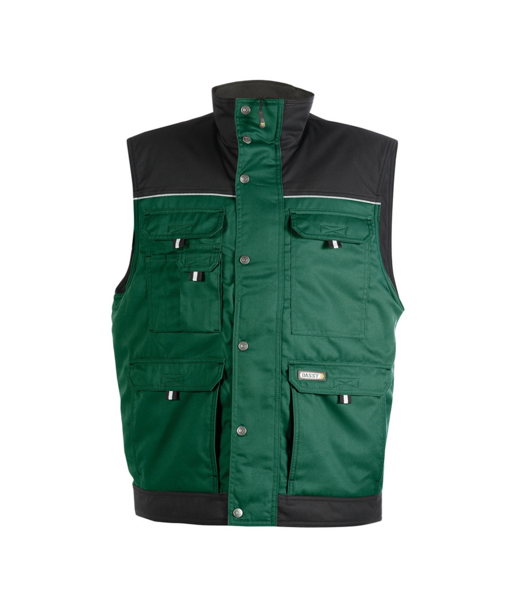 HULST Bodywarmer Flessengroen/Zwart