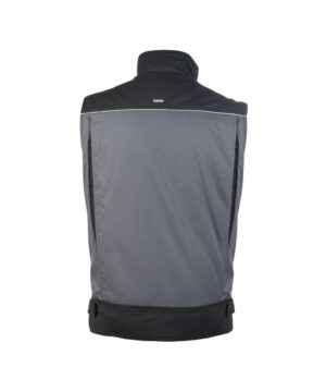 HULST Bodywarmer Cementgrijs/Zwart