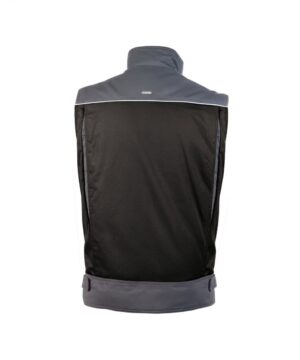 HULST Bodywarmer Zwart/Cementgrijs