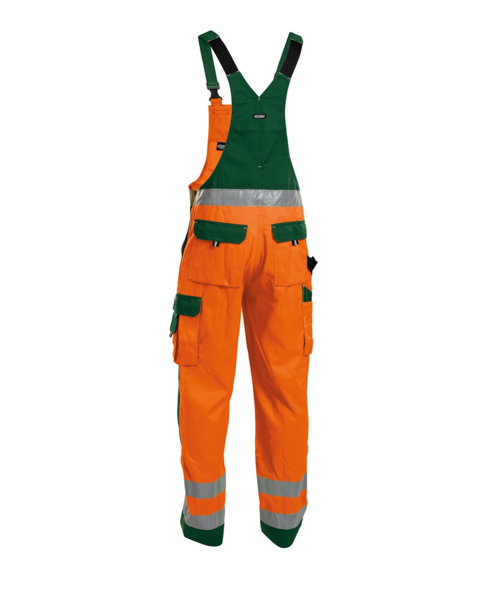 BRETELBROEK TOULOUSE (290 gr) HIVIS FLUO-ORANJE/FLESSENGROEN