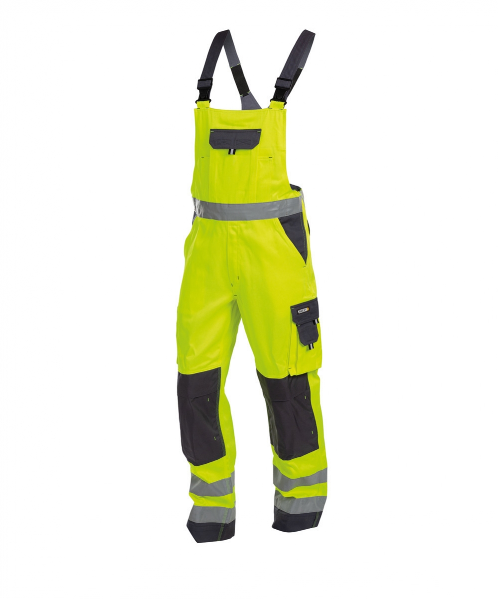 BRETELBROEK TOULOUSE (290 gr) HIVIS FLUOGEEL/CEMENTGRIJS