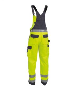 BRETELBROEK TOULOUSE (290 gr) HIVIS FLUOGEEL/CEMENTGRIJS