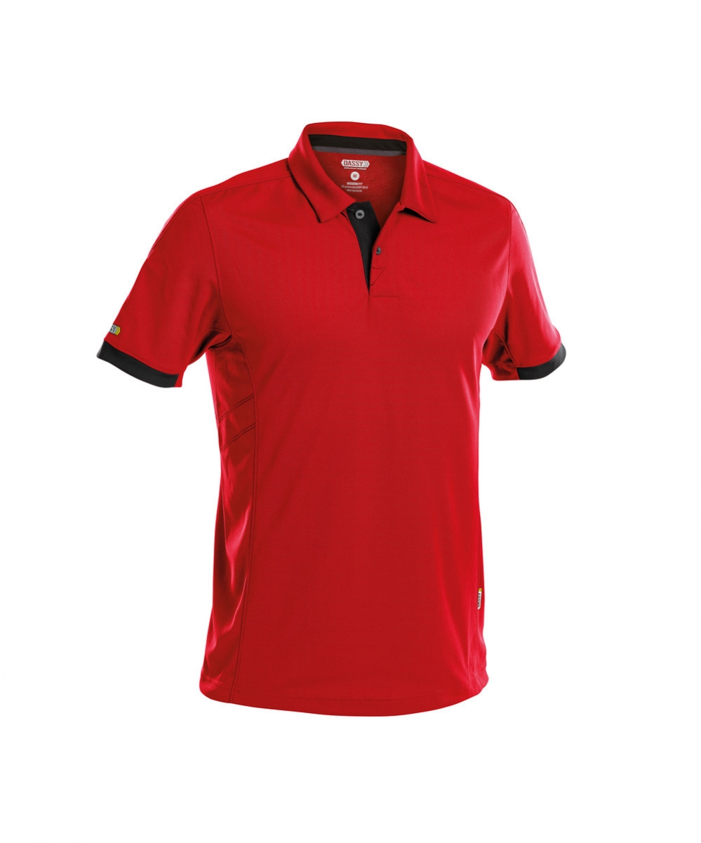 TRAXION Polo Rood/Zwart