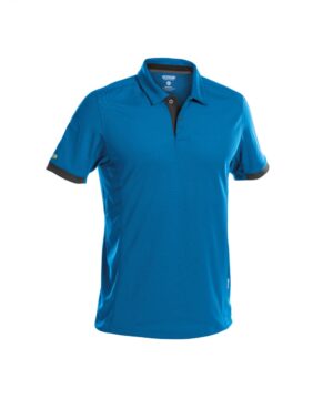 TRAXION Polo Azuurblauw/Antracietgrijs