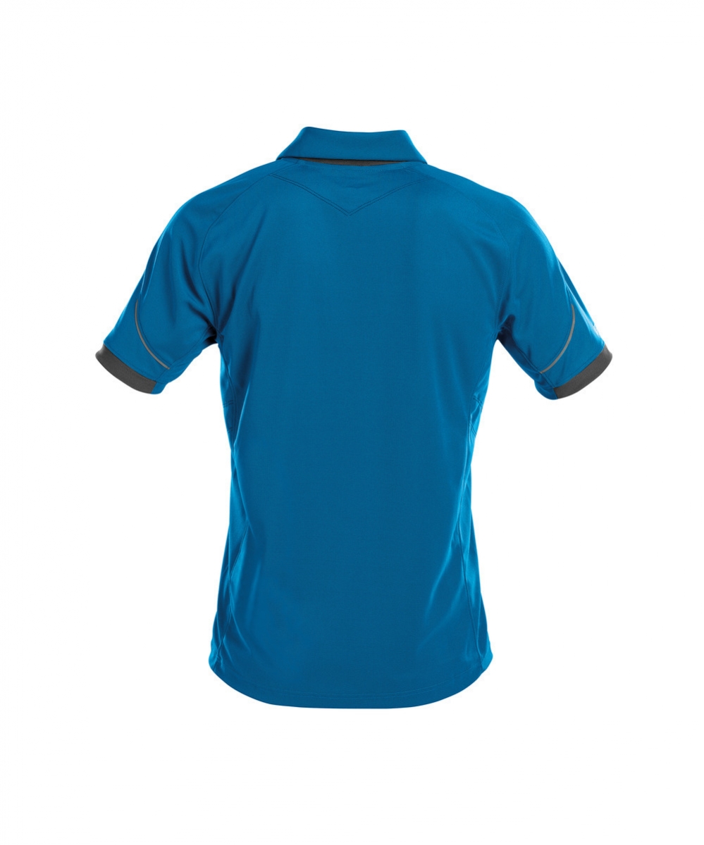 TRAXION Polo Azuurblauw/Antracietgrijs