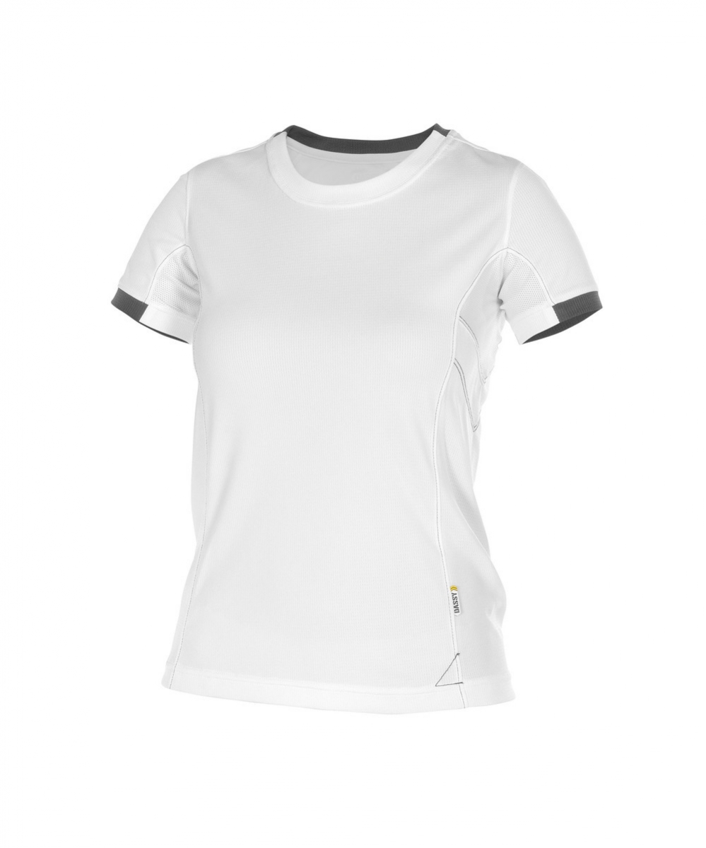 NEXUS Dames T-shirt Wit/Antracietgrijs