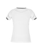 NEXUS Dames T-shirt Wit/Antracietgrijs