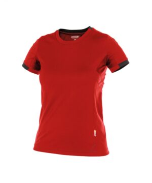 NEXUS Dames T-shirt Rood/Zwart