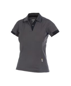 TRAXION Dames Polo Antracietgrijs/Zwart