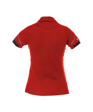 TRAXION Dames Polo Rood/Zwart