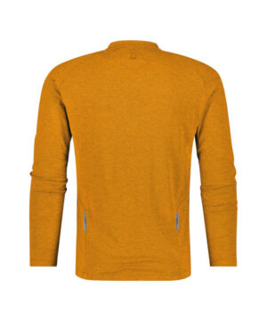 SERENGETI Henley T-Shirt met Lange Mouwen Zonnebloemgeel